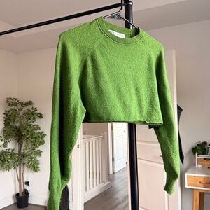 Zara Green Knit Top